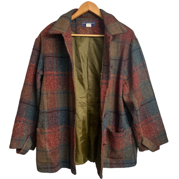 Norton McNaughton Vintage Wool Plaid Jacket - Picture 8 of 8